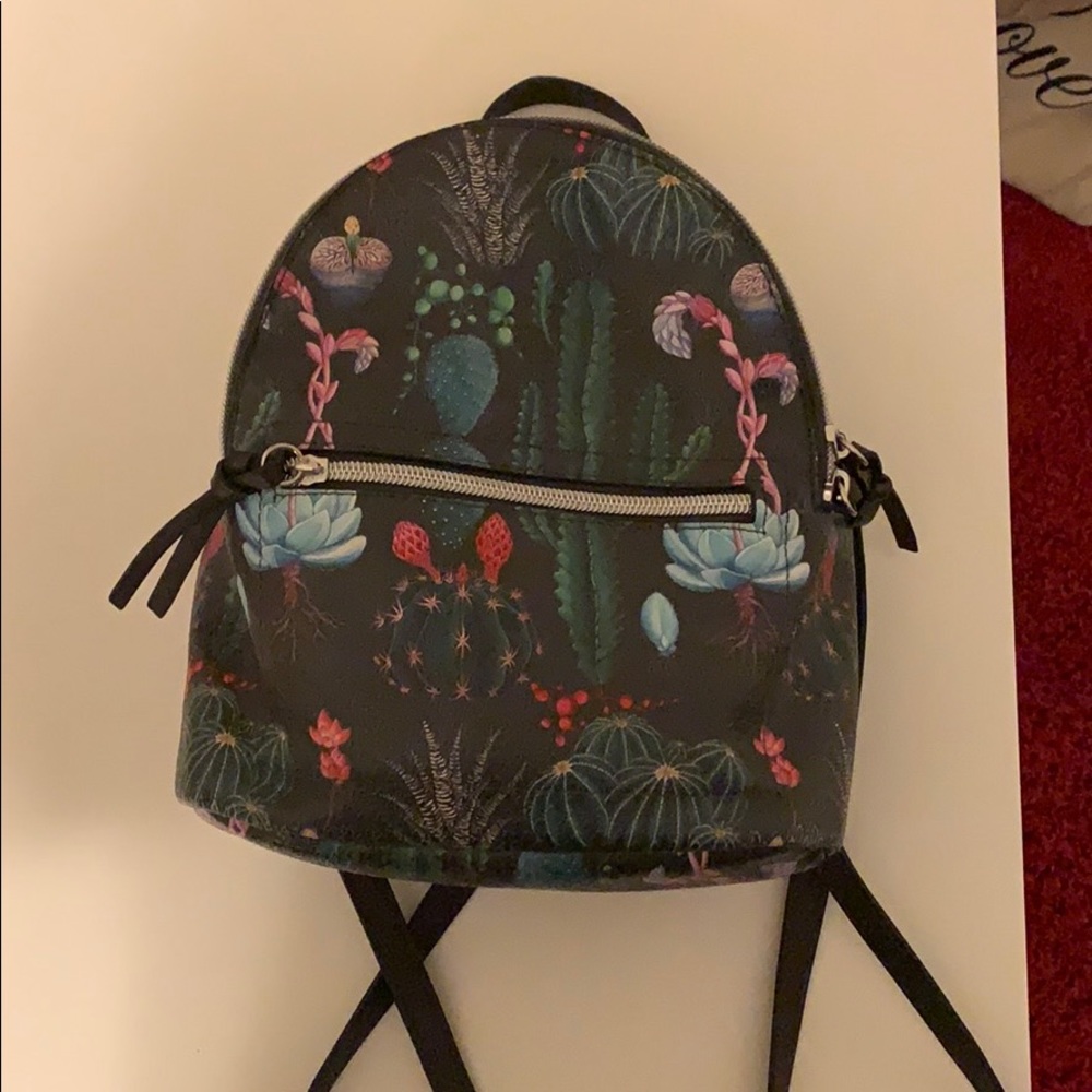 Succulent mini backpack